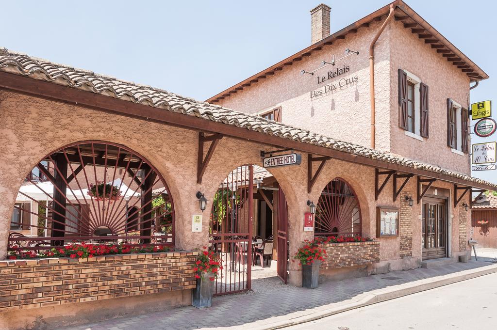 Le Relais Des Dix Crus - Logis Hotel B&B Corcelles-en-Beaujolais Eksteriør bilde